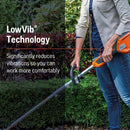 Husqvarna 970480104 320iL 16 inch Dual Direction Straight Shaft 40V Battery Powered Cordless String Trimmer, 4 Ah Battery and Charger Included