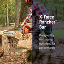 Husqvarna 599303172 Rancher 20 Inch Laminated Chainsaw Bar, 3/8" Pitch .050" Gauge, 72 Drive Links