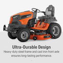 Husqvarna 960430340 TS 354XD 54 Inch, 24-HP Kawasaki V-Twin Engine, Hydrostatic Transmission, Riding Lawn Mower