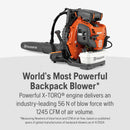 Husqvarna 970551002 590BTS 79-cc 1,245-CFM 216-MPH Professional Gas Backpack Leaf Blower
