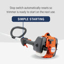 Husqvarna 966712701 122C 22-cc 2-cycle 17 inch Curved Shaft Gas String Trimmer