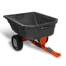 Husqvarna 584401901 DC1000p 12.5 Poly Swivel Utility Dump Cart, Lawn Mower Attachments with 1,250-Lb. Weight Capacity