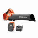 Husqvarna 970569904 Leaf Blasterâ„¢ 350iB 800-CFM 200-MPH 40V Battery Powered Cordless Leaf Blower, Battery and Charger Included