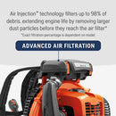 Husqvarna 970499101 580BTS 75.6-cc 2-cycle 1000-CFM 220-MPH Gas Backpack Leaf Blower