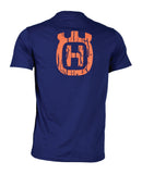 Husqvarna 599410262 Short Sleeve Unisex T-Shirt, Blue, XX-Large