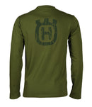 Husqvarna 599409858 Long Sleeve Unisex T-Shirt, Green, X-Large