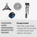 Husqvarna 966604704 Husqvarna336FR 34.6-cc 2-cycle 18.5-in Straight Shaft Gas Brushcutter