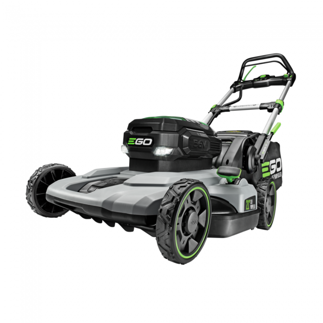 EGO Power+ LM2142SP-FC 21" 56-Volt Lithium-Ion Cordless Electric Dual-Port Walk Behind Self Propelled Lawn Mower with (2) 5.0 Ah Batteries & Charger Included - Reconditioned
