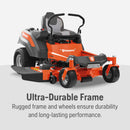 Husqvarna 970458901 Z248F 48 Inch, 23-HP Kawasaki V-Twin Engine, Dual Hydrostatic Transmission, Zero Turn Lawn Mower