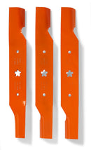 Husqvarna 574292401 HU22054 54-Inch Premium Hi-Lift Bagging Blades, 3-Pack, Orange