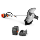 Husqvarna 970701202 330iKE Curved shaft 40V Battery Powered Cordless Attachment Capable Combi Switch and Edger Attachment with, 4 Ah Battery and Charger Included
