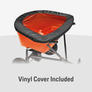 Husqvarna 588182904 130 Lb. Tow Behind Spreader with Hitch Pin, Tractor and Zero Turn Riding Mower Attachments