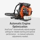 Husqvarna 970551101 590BFS 79-cc 1,245-CFM 216-MPH Professional Gas Backpack Leaf Blower