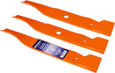 Husqvarna 954633774 48-Inch High-Lift Bagging Lawn Mower Blade, Lawn Mower Parts for Husqvarna Riding Mowers, Orange, Pack of 3