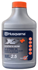Husqvarna 598682102 XP+ 2-Stroke Oil, Synthetic Blend Engine Oil with Fuel Stabilizer, 2 Cycle Oil, 6.4 Fl Oz Bottle