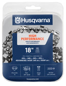 Husqvarna 531300439 H30 Narrow Kerf 18 Inch Chainsaw Chain Replacement, .325" Pitch, .050" Gauge, and 72 Drive Links