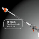 Husqvarna 967329101 525P4S 12 inch 25.4cc 2-Cycle Professional Gas Pole Saw