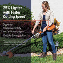 Husqvarna 970480104 320iL 16 inch Dual Direction Straight Shaft 40V Battery Powered Cordless String Trimmer, 4 Ah Battery and Charger Included