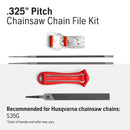 Husqvarna 587806802 Chainsaw File Kit for .325-Inch Chainsaw Chains, X-Cut S35G