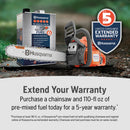 Husqvarna 970613260 455 Rancher 55.5-cc 20 inch Gas Chainsaw, 0.058" Gauge and 3/8" Pitch