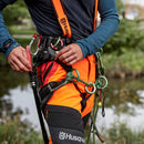 Husqvarna 598967058 598967058 Husqvarna Technical Xtreme Arbor Chainsaw Pant 40- to 42-Inch, Chainsaw Safety Equipment with 6 Layers, Adjustable Suspenders, Orange