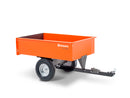 Husqvarna 588208804 DC1000S 12 Cu. Ft. Steel Swivel Dump Cart Lawn Mower Attachments with 1000-Lb. Weight Capacity