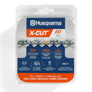 Husqvarna 581643680 X-Cut SP33G 20 Inch Chainsaw Chain Replacement, .325" Pixel Pitch, .050" Gauge, and 80 Drive Links