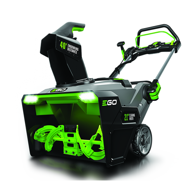 EGO Power+ SNT2112 21" 56-Volt Cordless  Snow Blower with Steel Auger with (2) 5.0Ah Batteries and Dual Port Charger Included