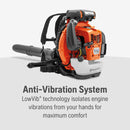 Husqvarna 970499201 580BFS 75.6-cc 1000-CFM 220-MPH Professional Gas Backpack Leaf Blower