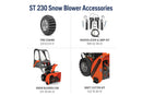Husqvarna 970528802 ST230 30-in 301-cc Two Stage Gas Snow Thrower