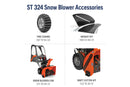 Husqvarna 970528902 ST324 24-in 252-cc Two Stage Gas Snow Thrower