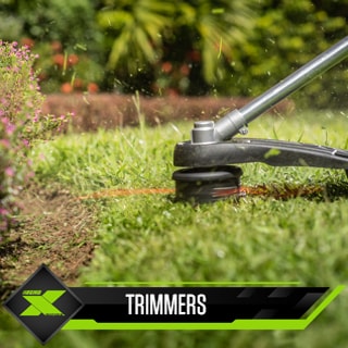 ECHO SpeedFeed trimmer head trimming grass