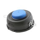 Husqvarna 537388101 537388101 Universal T35 Tap Advance String Trimmer Head for Straight Shaft Trimmers, Universal Weed Eater Head Prewound with .095-Inch Trimmer Line, Blue/Black