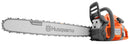 Husqvarna 970613954 460 Rancher Gas Chainsaw, 60.3-cc 3.6-HP, 2-Cycle X-Torq Engine, 24 Inch Chainsaw with Automatic Adjustable Oil Pump, For Wood Cutting, Tree Trimming and Land Clearing