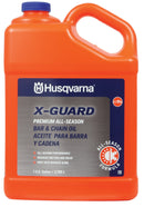 Husqvarna 593272002 X-Guard Premium All Season Mineral Bar and Chain Oil for Superior Cutting Equipment Protection, 1 Gallon
