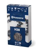 Husqvarna 591105052 H38 14 Inch Chainsaw Chain Replacement, 3/8" Mini Pixel Pitch, .043" Gauge, and 52 Drive Links