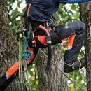 Husqvarna 598967062 598967062 Husqvarna Technical Xtreme Arbor Chainsaw Pant 44- to 46-Inch, Chainsaw Safety Equipment with 6 Layers, Adjustable Suspenders, Orange