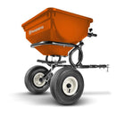 Husqvarna 588182902 588182902 85 Lb. Tow Behind Spreader with Hitch Pin, Tractor and Zero Turn Riding Mower Attachments