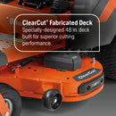 Husqvarna 970458901 Z248F 48 Inch, 23-HP Kawasaki V-Twin Engine, Dual Hydrostatic Transmission, Zero Turn Lawn Mower