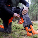 Husqvarna 587160703 587160703 Functional Apron Chainsaw Chaps 40-42 Inch, Chainsaw Safety Equipment with 5 Layers, Adjustable Belt and Gear Pocket, Black