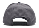 Husqvarna 535425501 One Size Fits Most Unisex Leather Patch "H" Crown Logo Black Cotton Baseball Cap