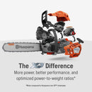 Husqvarna 965968315 372XP X-TORQ 70.7cc 28 inch Professional Gas Chainsaw, .050" gauge and .375" Pitch