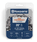 Husqvarna 531309680 H30 Narrow Kerf 20 Inch Chainsaw Chain Replacement, .325" Pitch, .050" Gauge, and 80 Drive Links