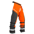 Husqvarna 587160705 587160704 Technical Apron Wrap Chainsaw Chaps 40- to 42-Inch, Chainsaw Safety Equipment with 5 Layers, Adjustable Belt and Gear Pocket, Orange
