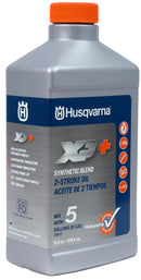 Husqvarna 593152302 XP+ 2-Stroke Oil, Synthetic Blend Engine Oil with Fuel Stabilizer, 2 Cycle Oil, 5.2 Fl Oz Bottle