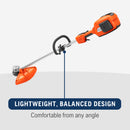 Husqvarna 967916112 520iLX 16 inch Dual Direction Straight Shaft 40V Battery Powered Cordless String Trimmer, Battery and Charger Not Included