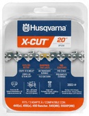 Husqvarna 581643604 X-Cut SP33G 20 Inch Chainsaw Chain Replacement, .325" Pitch, .050" Gauge, and 80 Drive Links